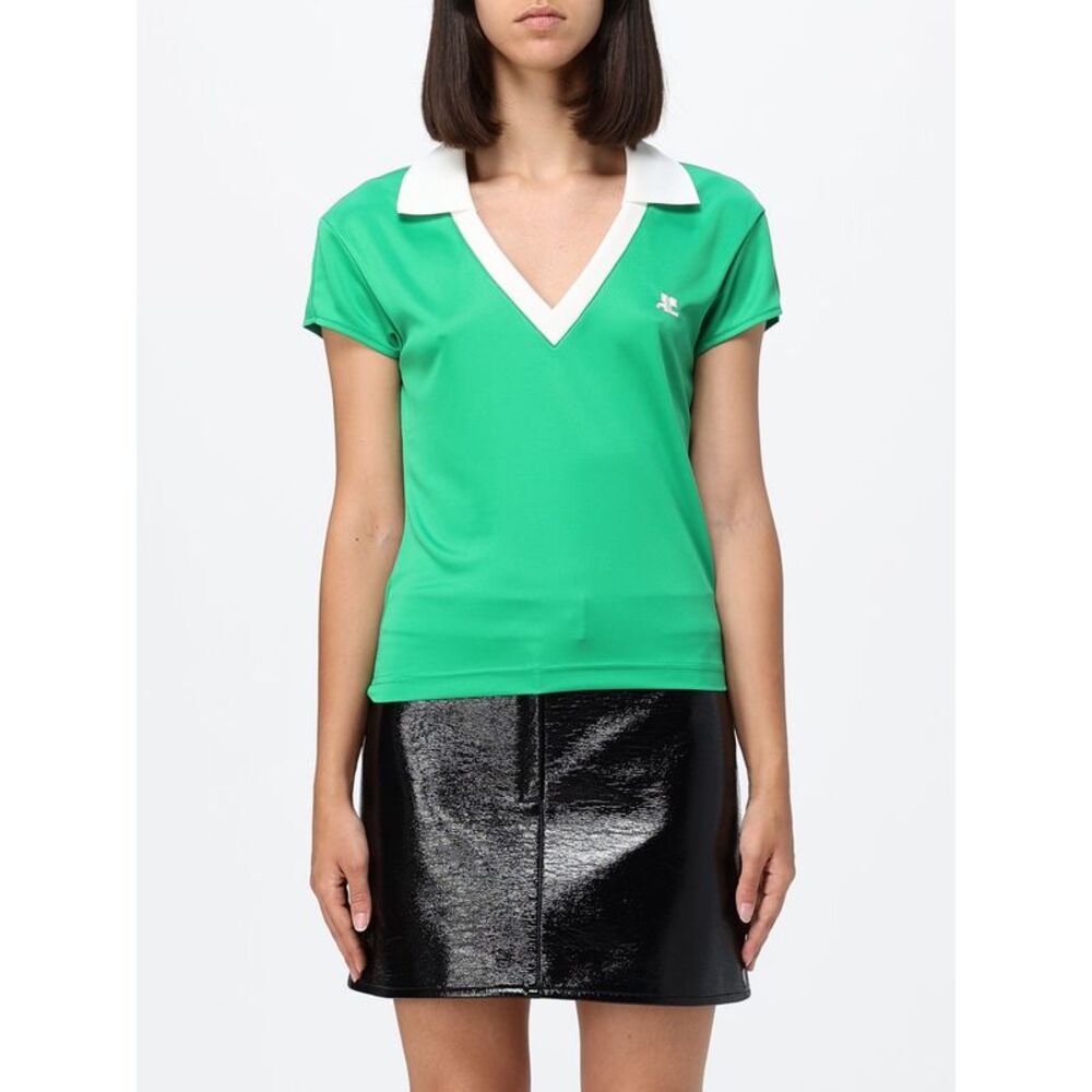 Courreges T-Shirt Woman Green